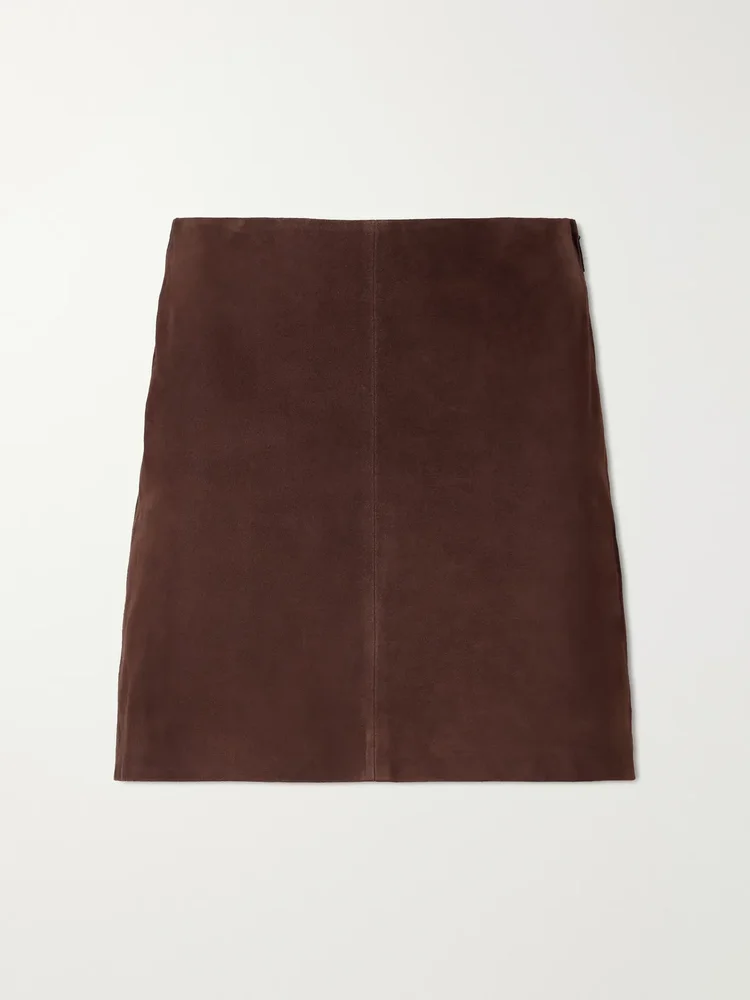 Melody suede mini skirt