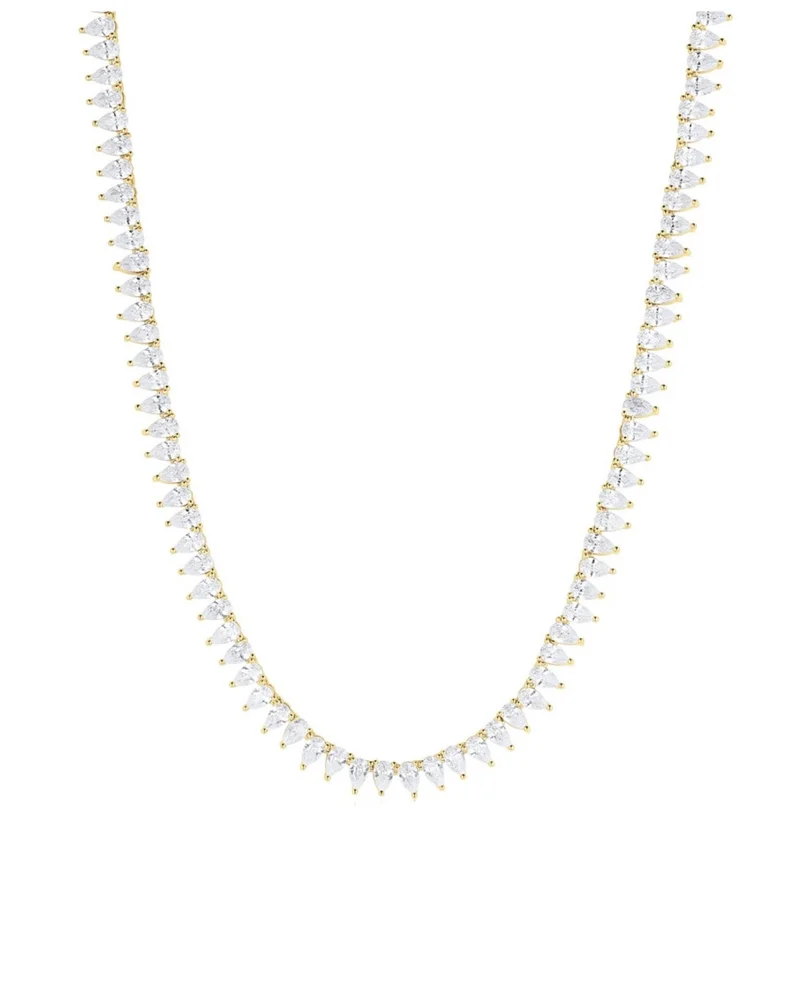 Teardrop Tennis Necklace