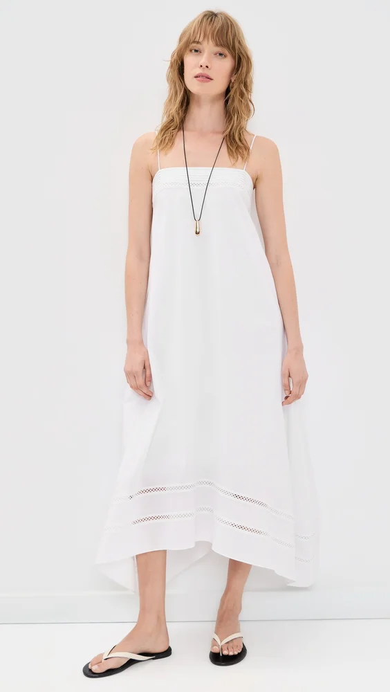 Square Neck Handkerchief Dress