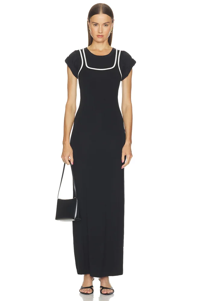 Franz Maxi Short Sleeve Dress