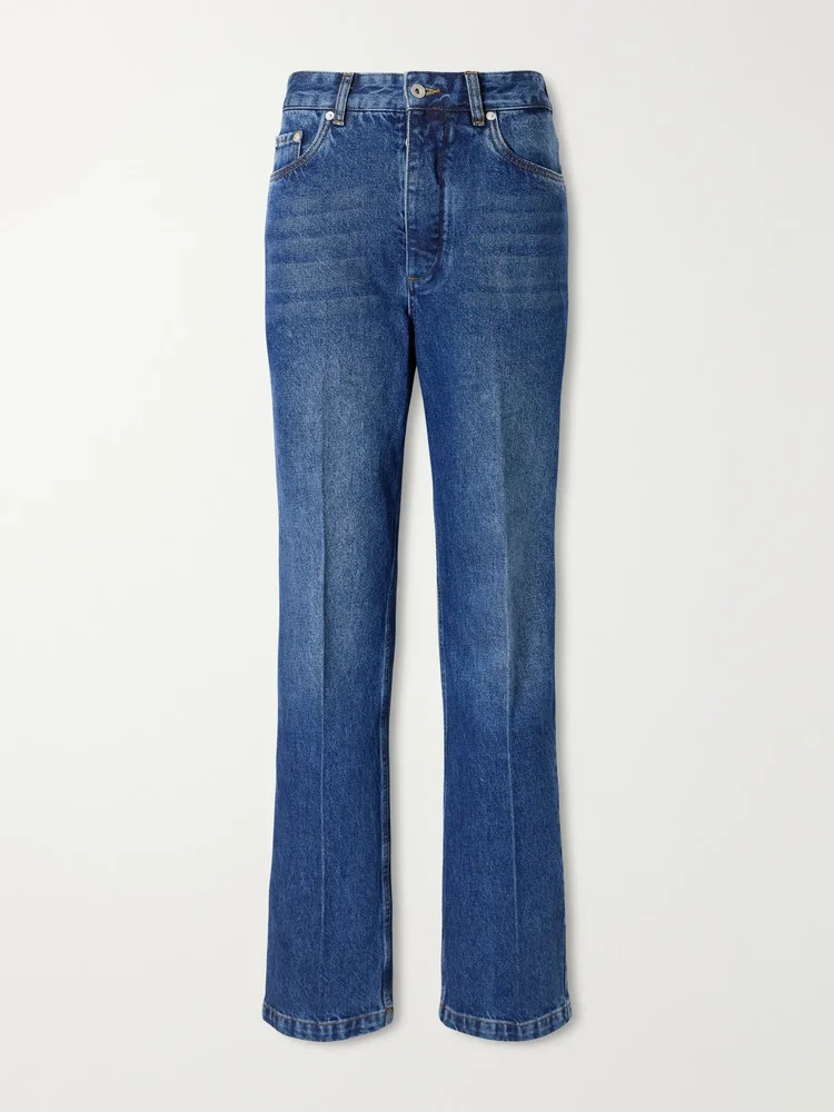Barra mid-rise straight-leg jeans