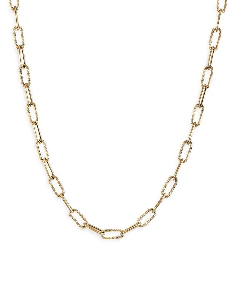 DY Madison Chain Necklace in 18K Yellow Gold