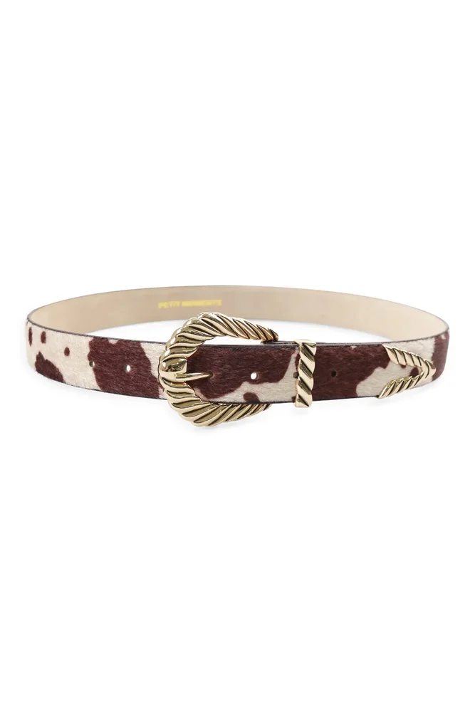 Modern Rodeo Faux Calf Hair Belt