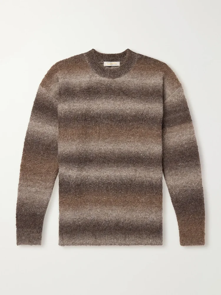 Striped Bouclé Sweater