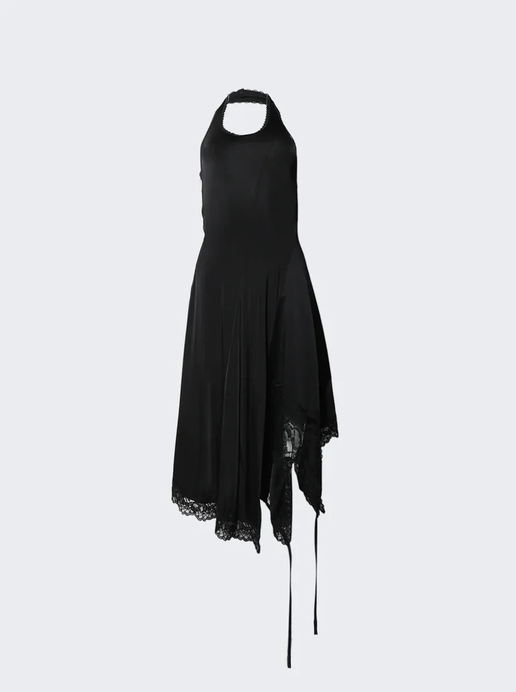 Twisted Lingerie Dress Black