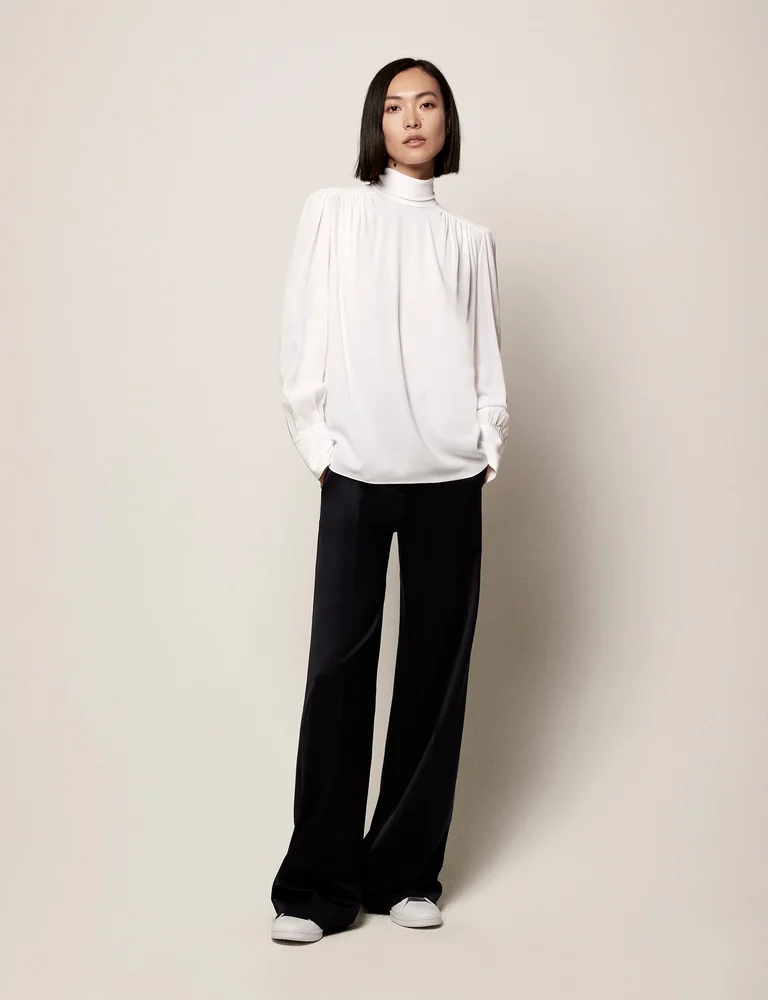 High Neck Blouse - Resale