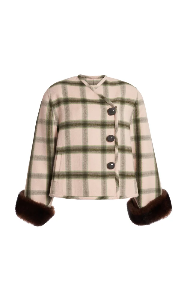 Double Wool Caban Jacket