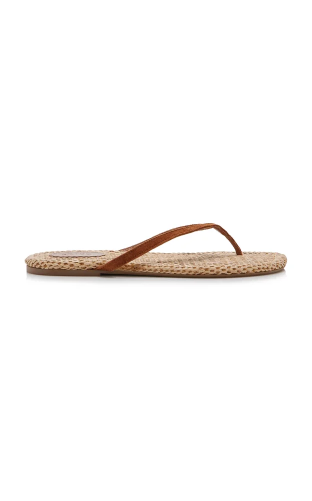 Freja Suede Thong Sandals