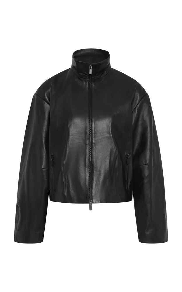 Zip Leather Jacket
