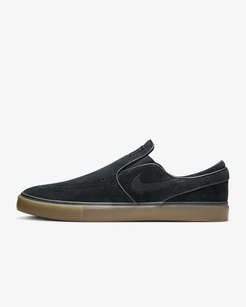 SB Janoski+ Slip Skate Shoes Black Gum