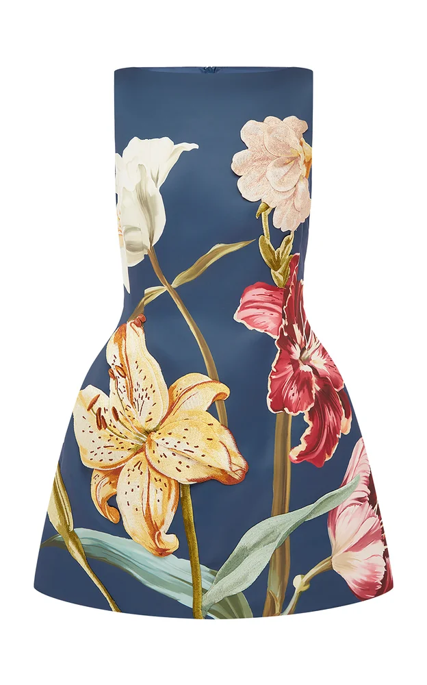 Ali Embroidered Mini Dress