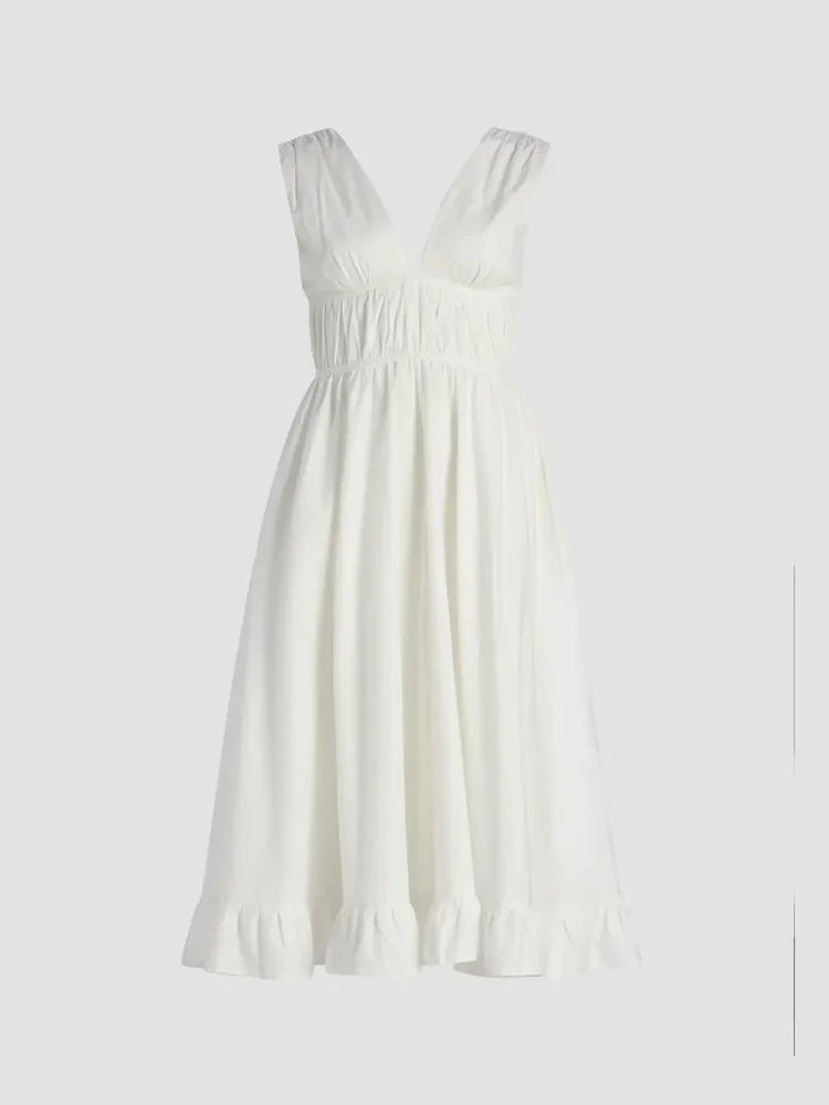 Ava Cotton Midi-Dress
