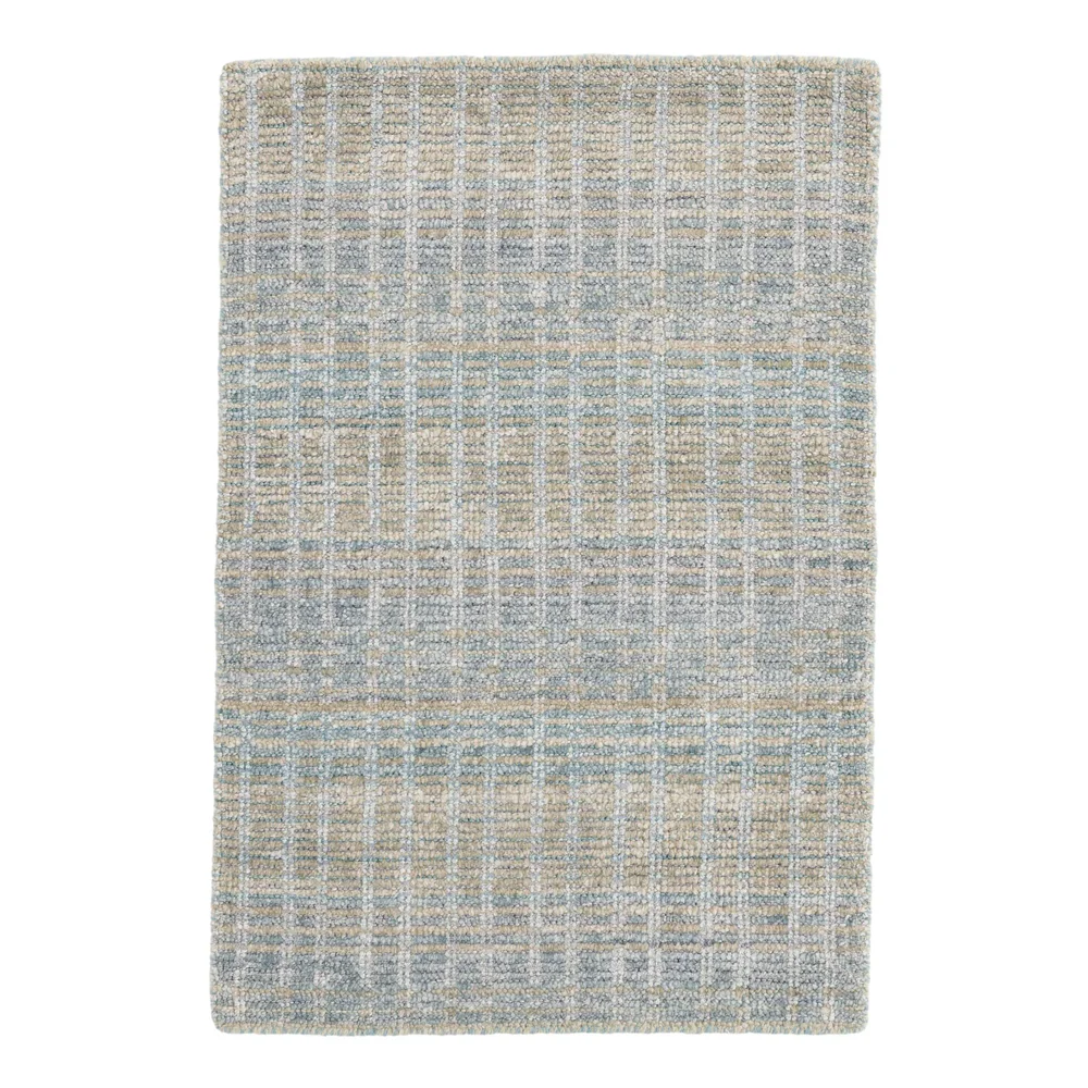 Geneva Handwoven Viscosecotton Rug | Blue