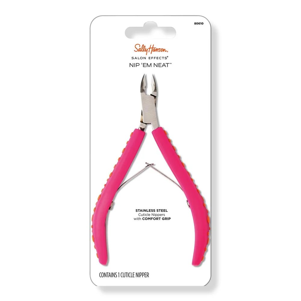 Salon Effects Nip 'em Neat Cuticle Nippers with Comfort Grip