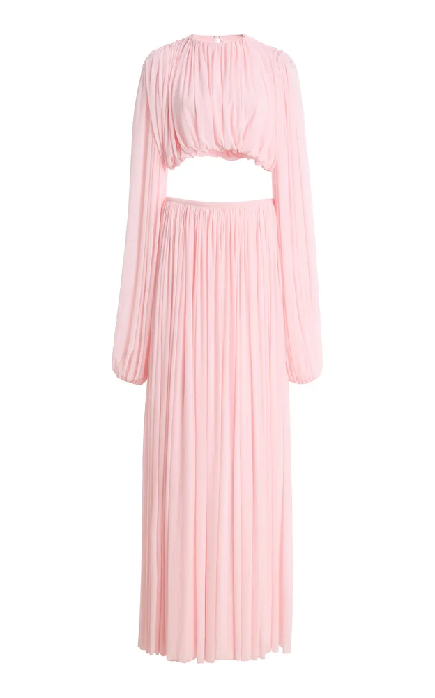 Betty Gathered Jersey Skirt Set
