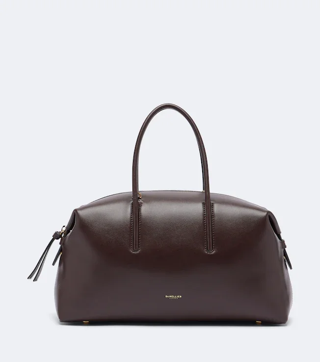 Stockholm Midi leather top-handle bag
