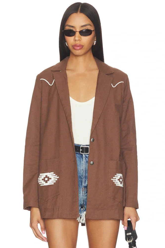 The Eleanor Relaxed Western Blazer