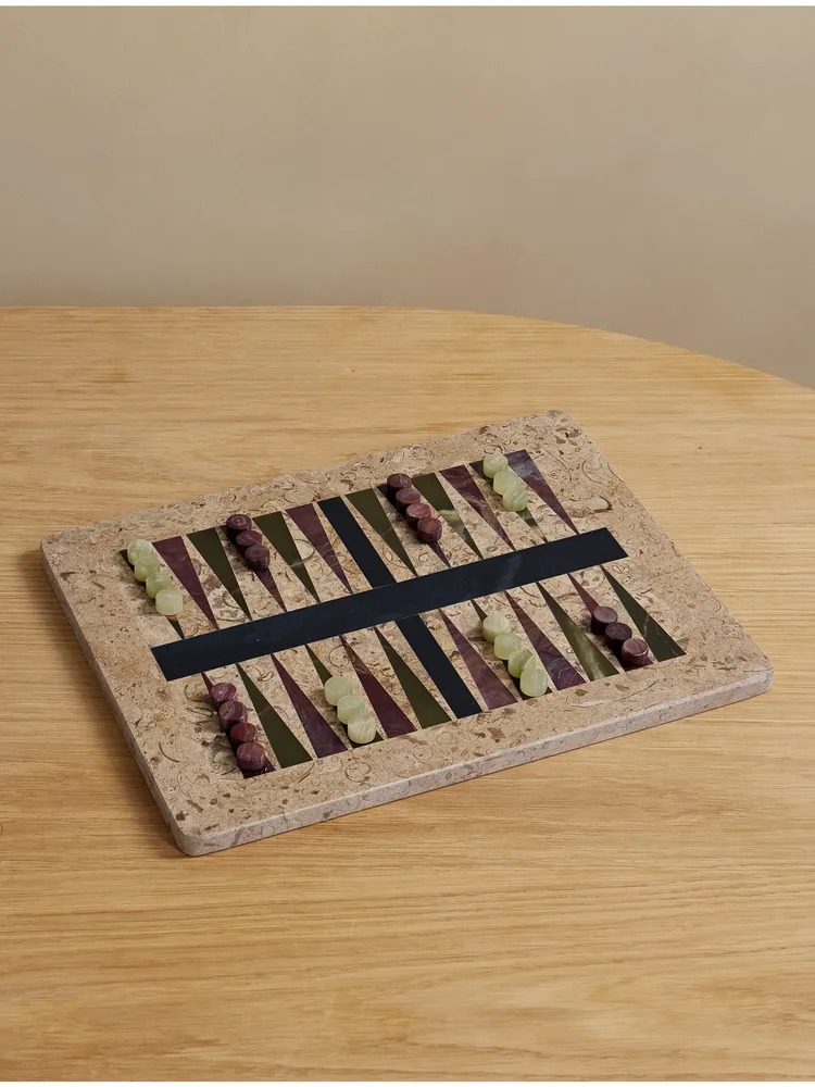 Onyx backgammon set