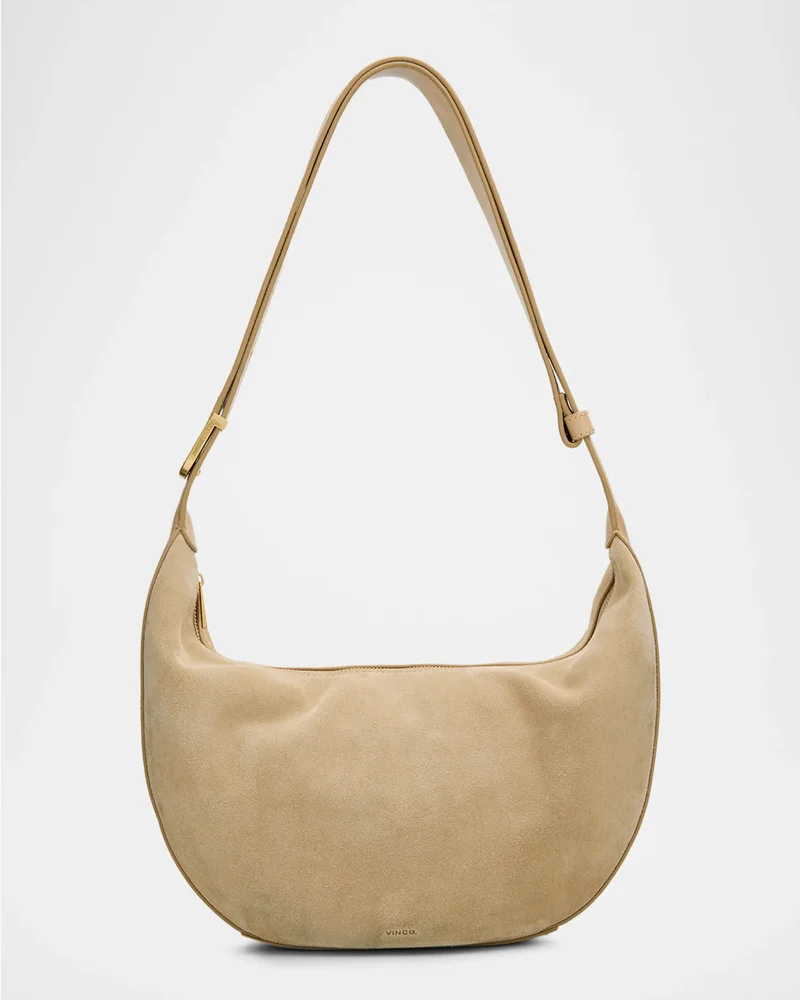 Eris Small Suede Hobo Bag