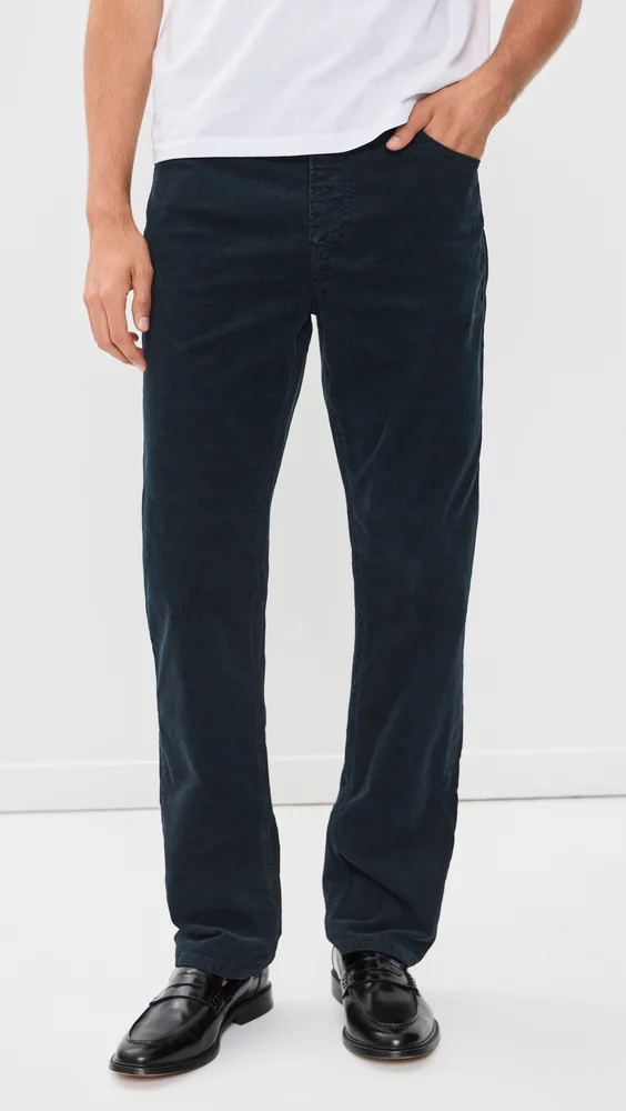 Modern Straight Corduroy Pants