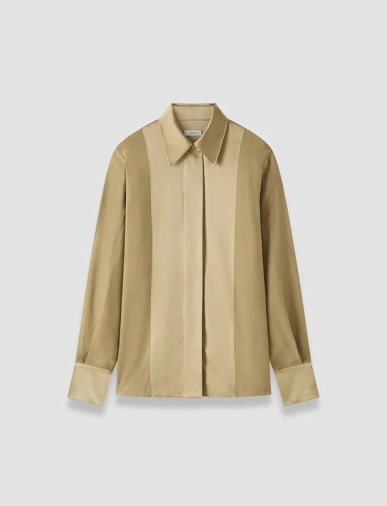 Childs Silk Satin Blouse