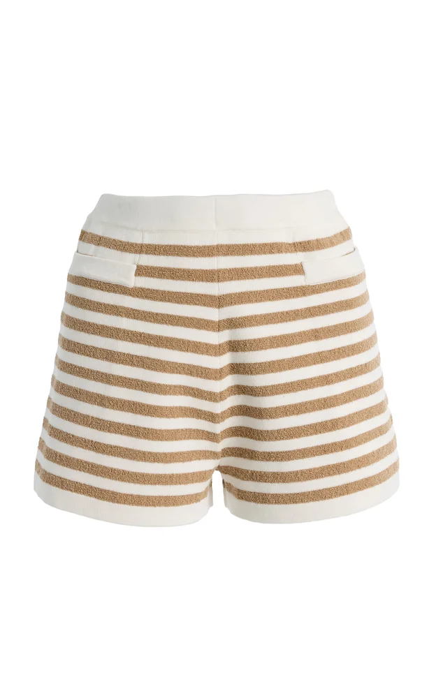 Exclusive Ari Striped Knit Shorts