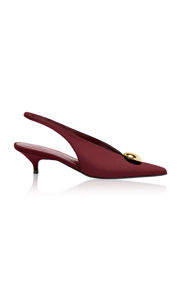 Dome Slash Slingbacks