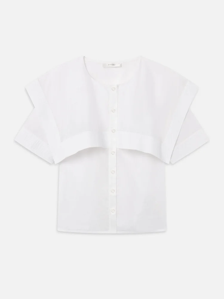 Frame The Sleek Cape Shirt