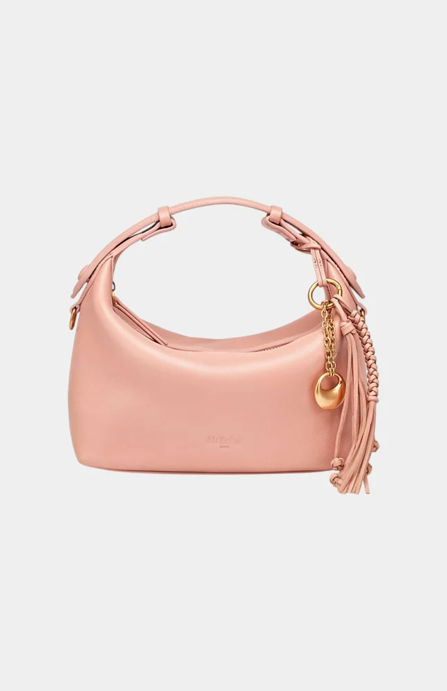 Camilla Genuine Sheep Leather Half Moon Bag
