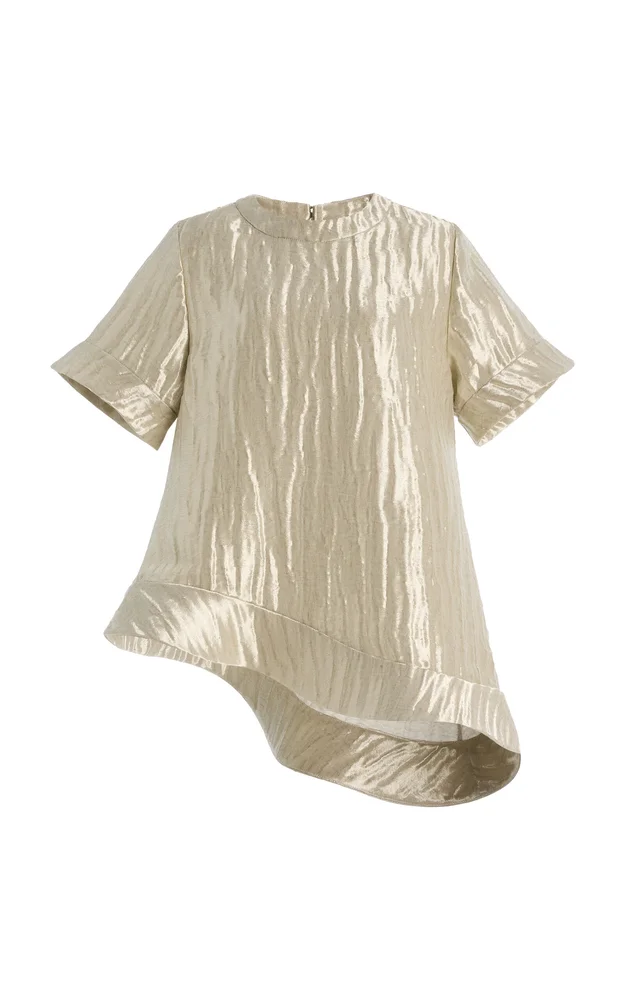 Ride the Wave Silk-Blend Top
