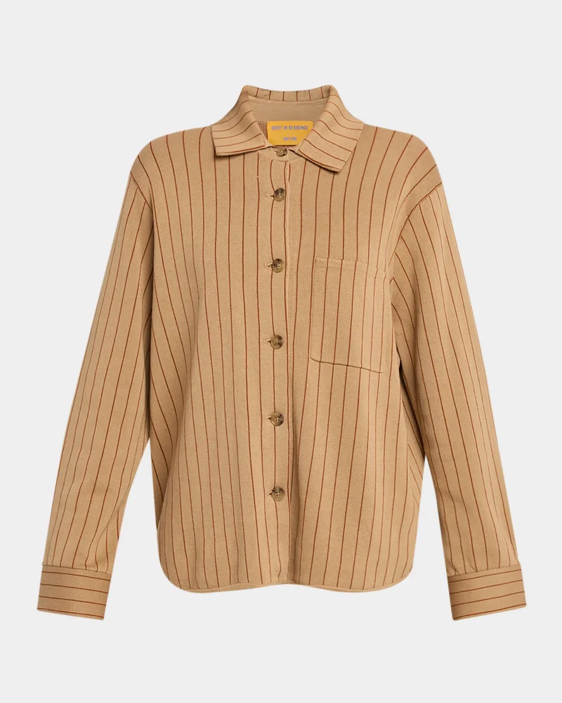 Pinstripe Work Shirt