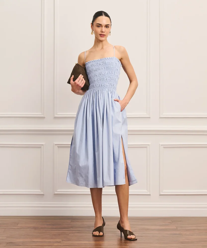 Cotton Smocked Dress