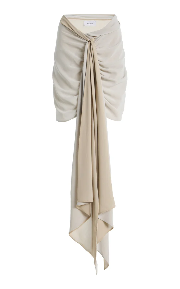 Exclusive Georgette Mini Pareo Skirt