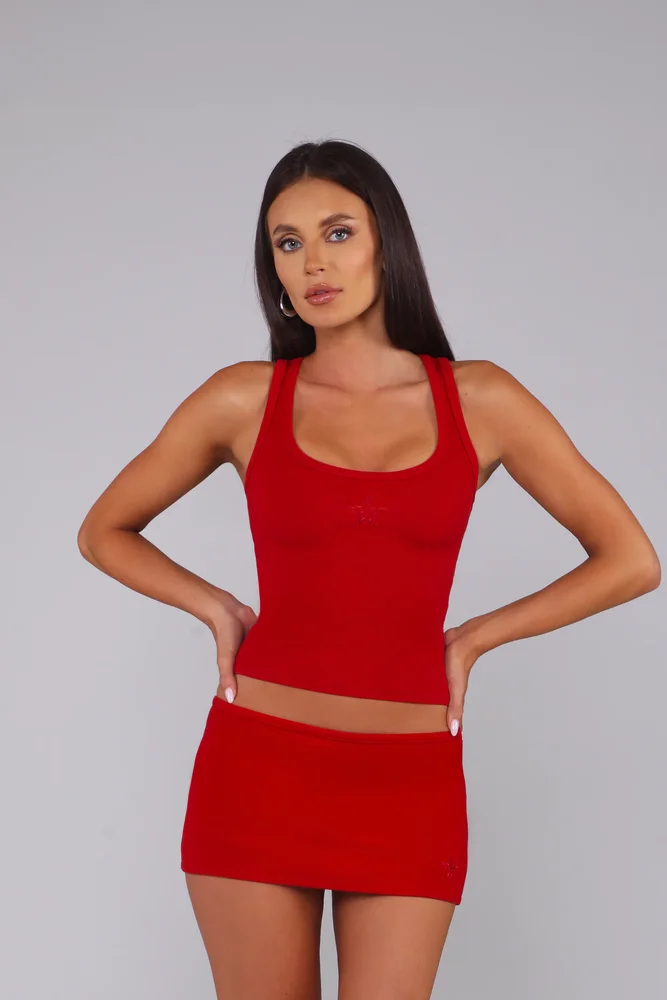 Starlet Skort Red