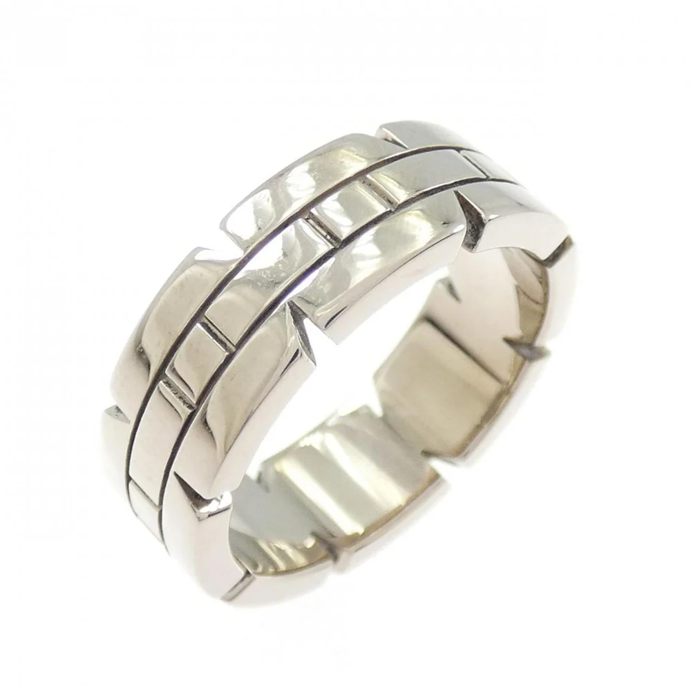Pre-Owned Cartier Tank Française Ring 18K White Gold Small