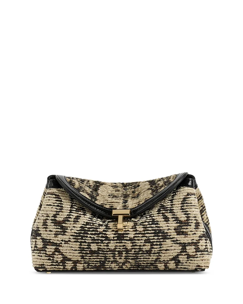 Mini T Lock Paisley Clutch