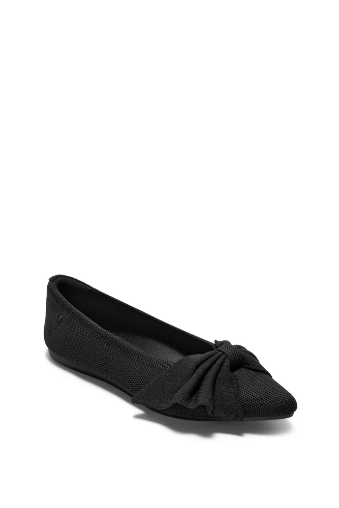 Azura Pointed-Toe Bow Flats