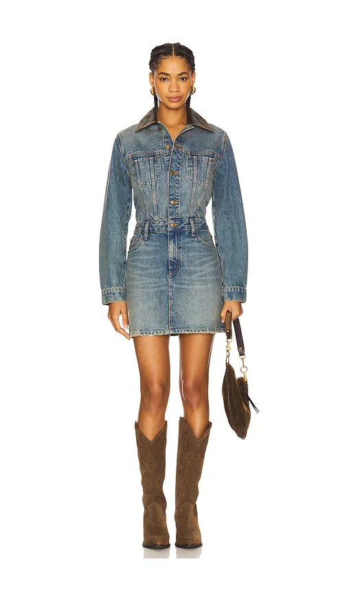 Maxella Denim Jacket Mini Dress