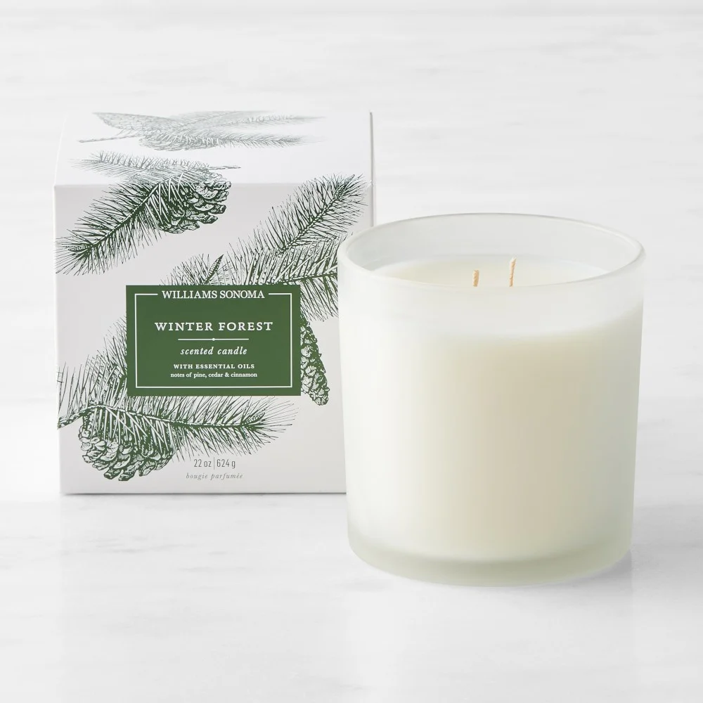 Winter Forest Candle, Large