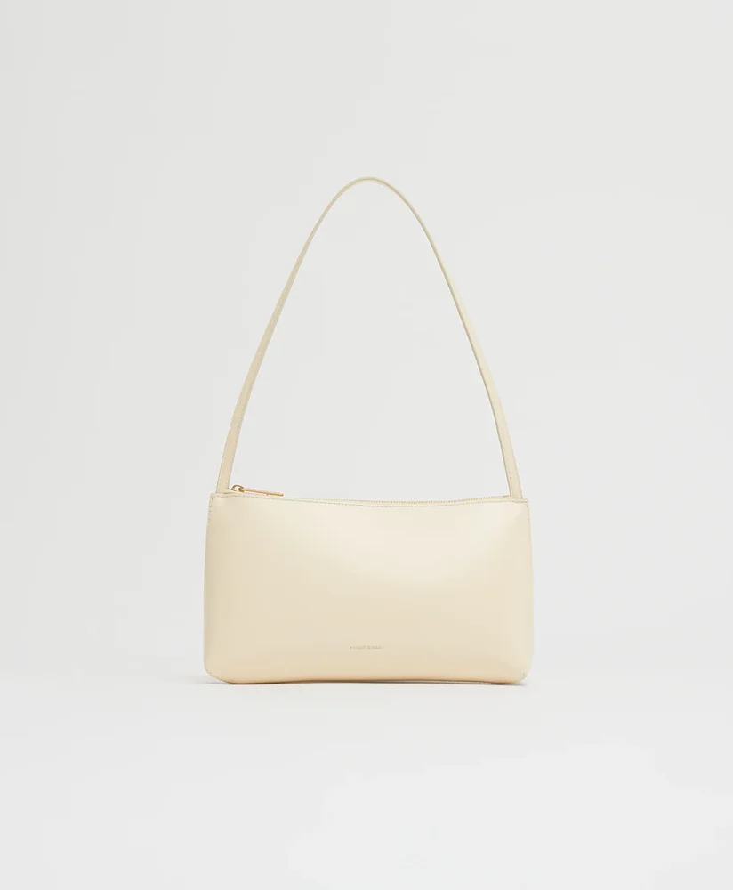 Gaia Shoulder Bag, Crema/Ebony
