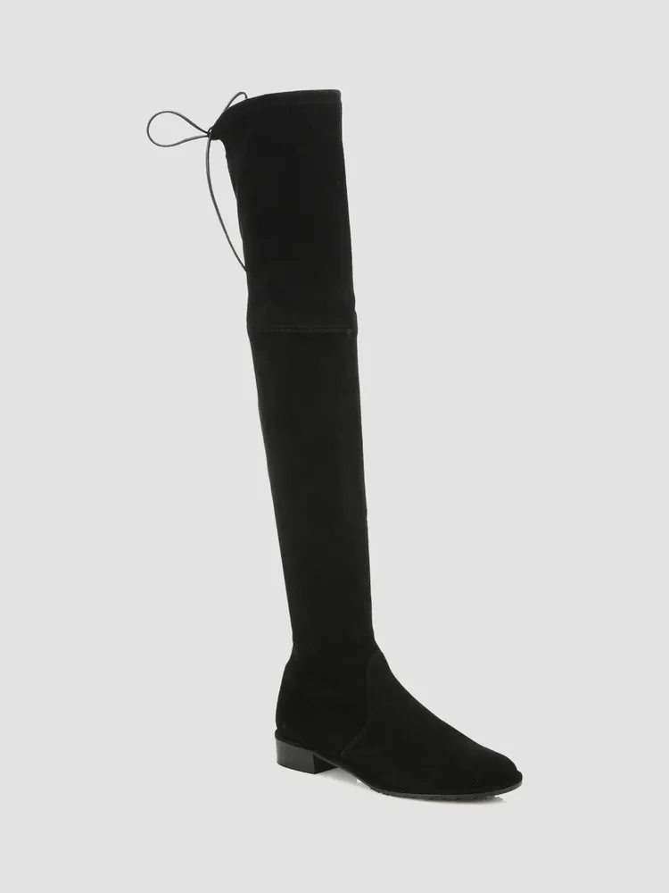 Lowland Suede Thigh-High Boots