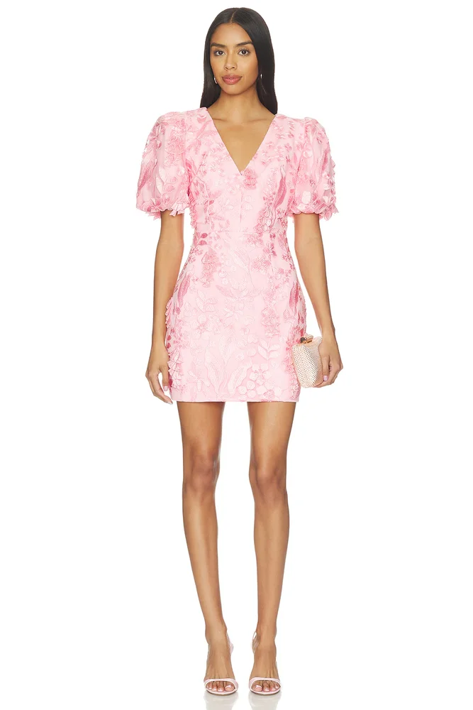 Monique Puff Sleeve Mini Dress