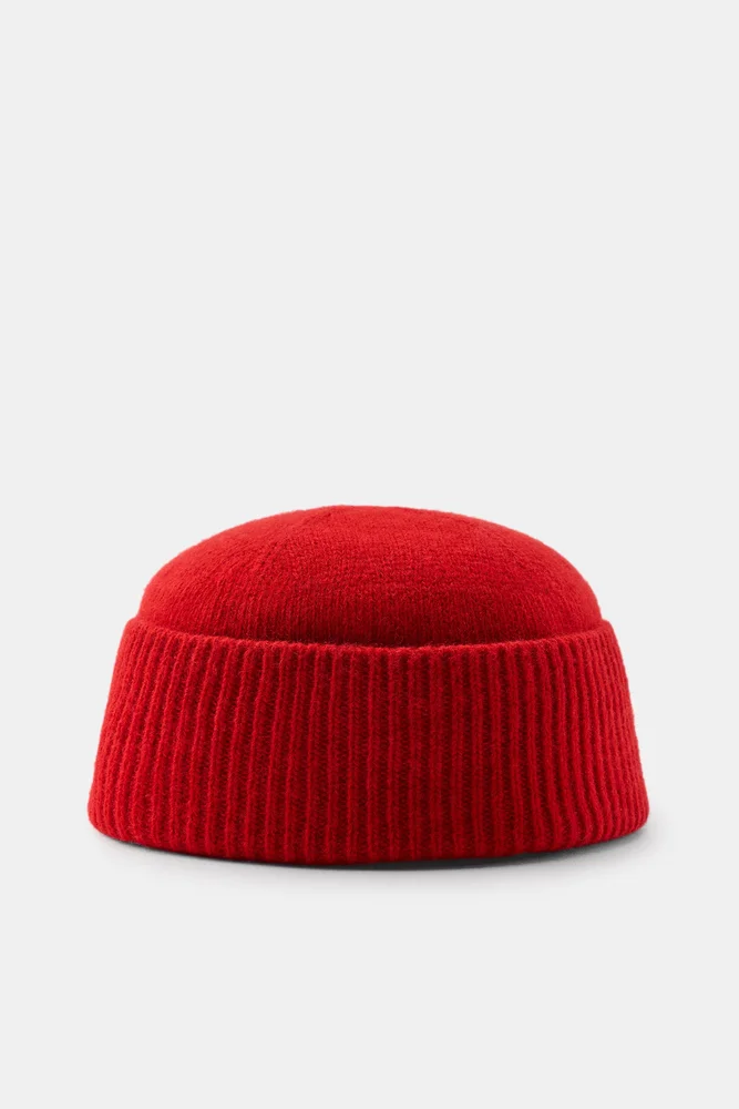 Ribbed Knit Beanie