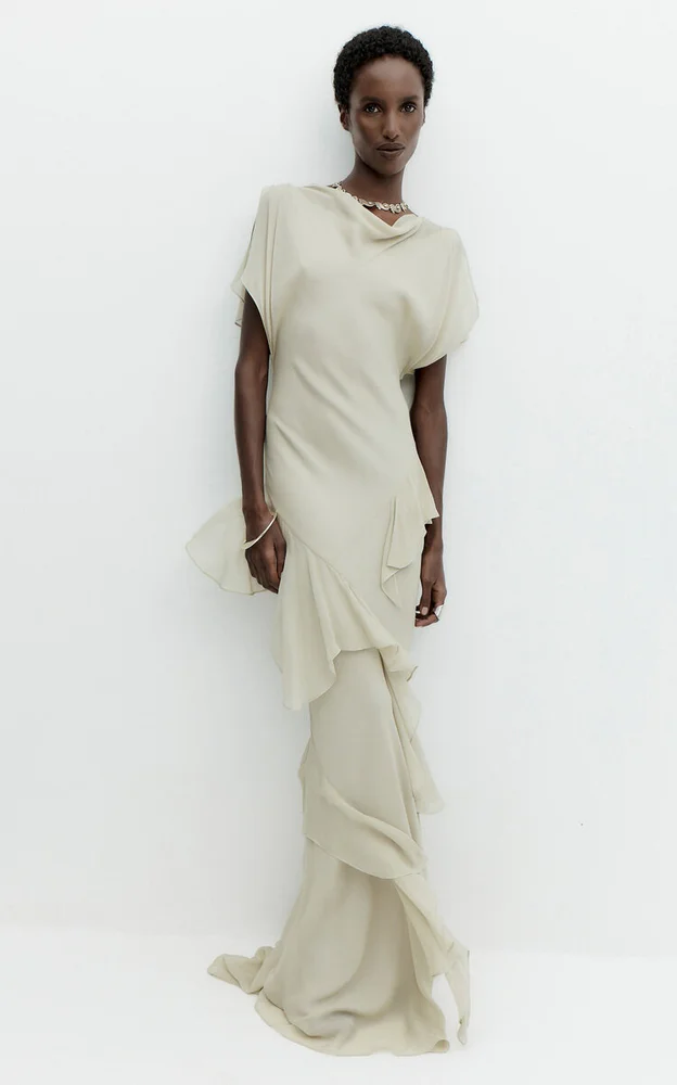 Cassara Ruffled Maxi Dress