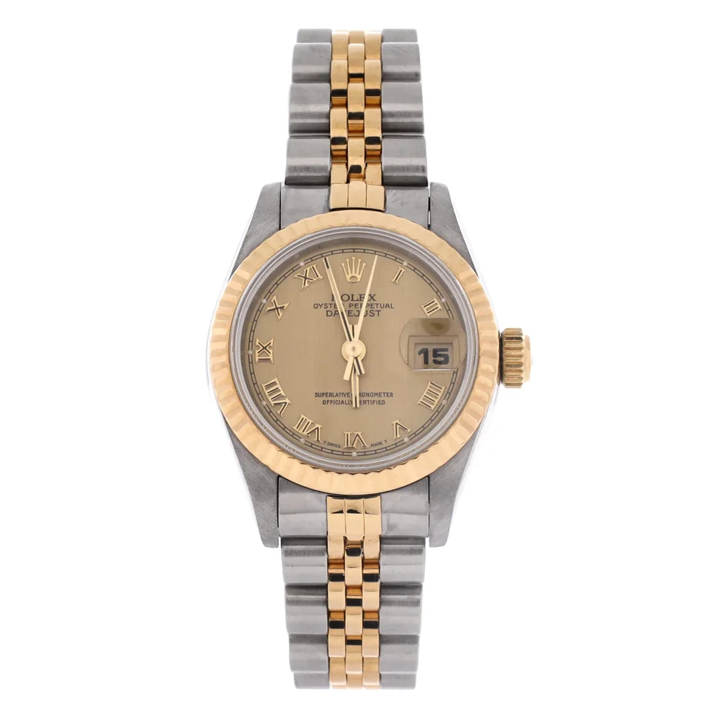 Pre-Owned Datejust 26 Steel and Yellow Gold