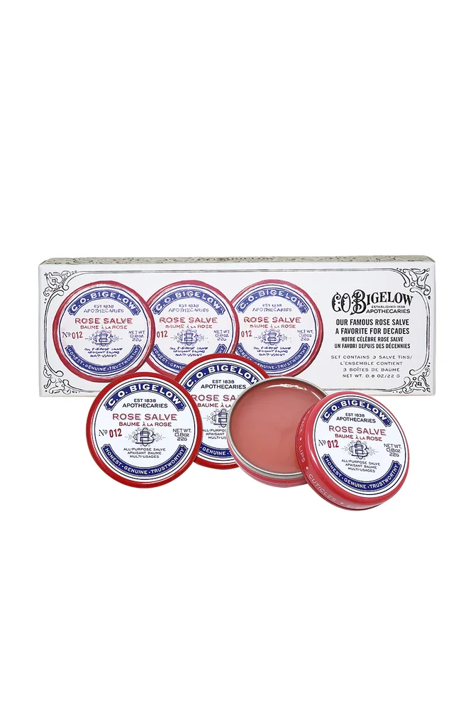 Rose Salve Tin Trio