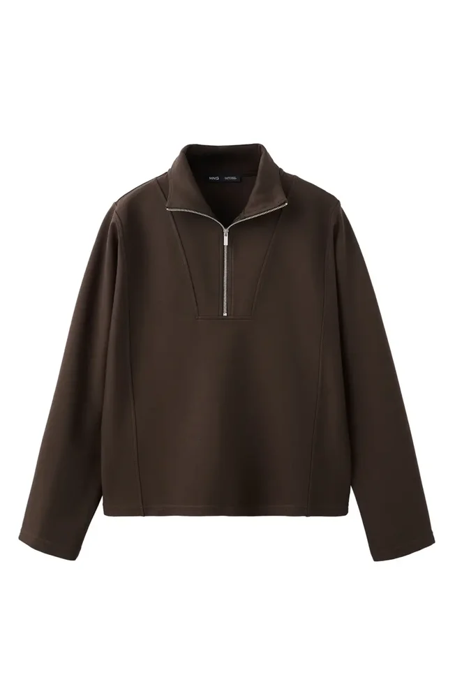 Half Zip Sweatshirt