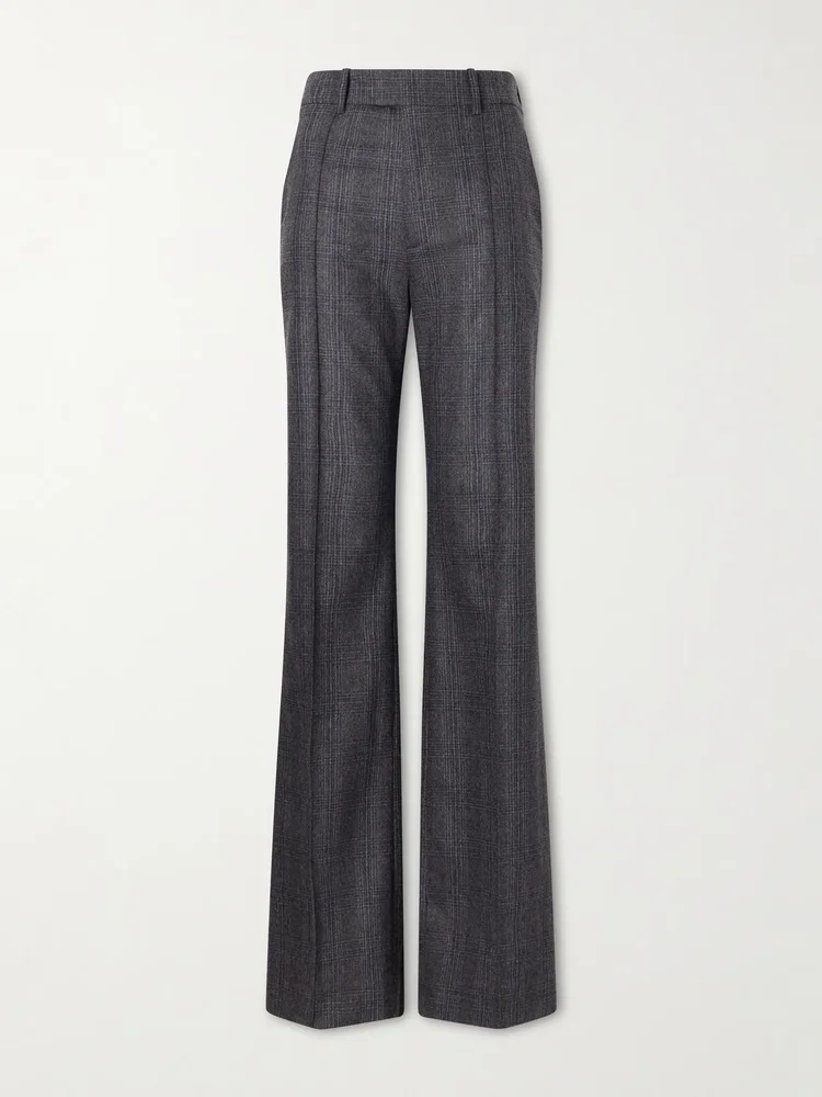 Etoile pleated wool and cashmere-blend straight-leg pants