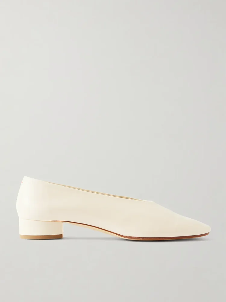 Delia leather pumps