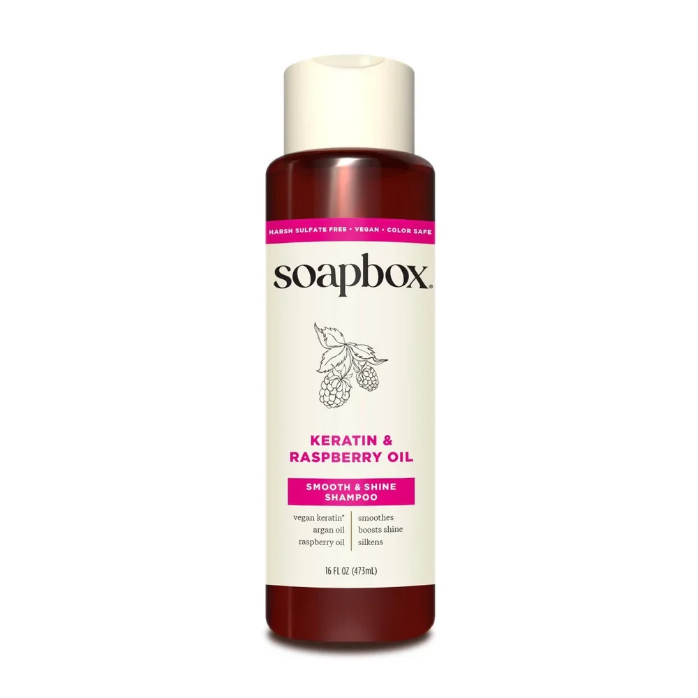 Keratin and Raspberry Oil Smooth and Shine Shampoo